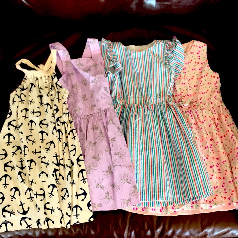 Lot of 4 Crewcuts dresses